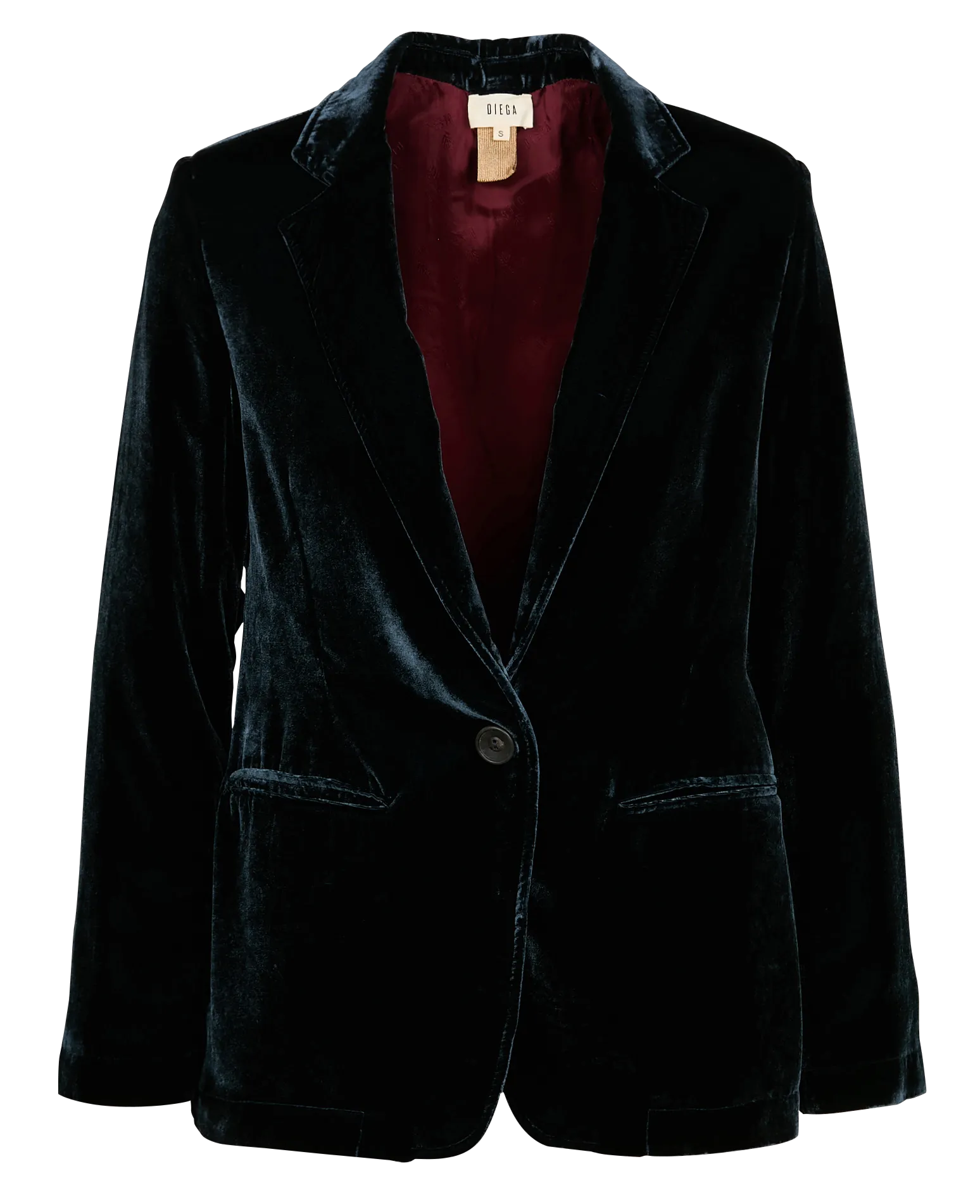 VIKELO  CHAQUETA SASTRE DE TERCIOPELO EN AZUL
