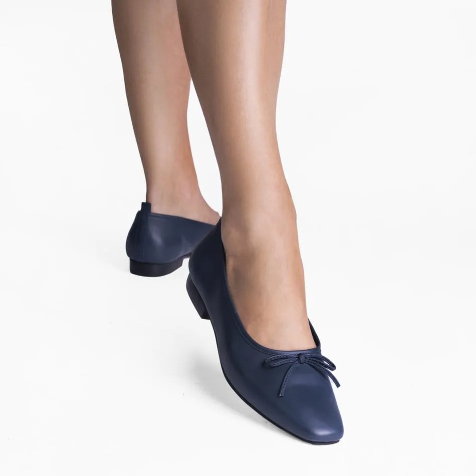 Vinci Shoes Bailarinas Dafne Azul Marino