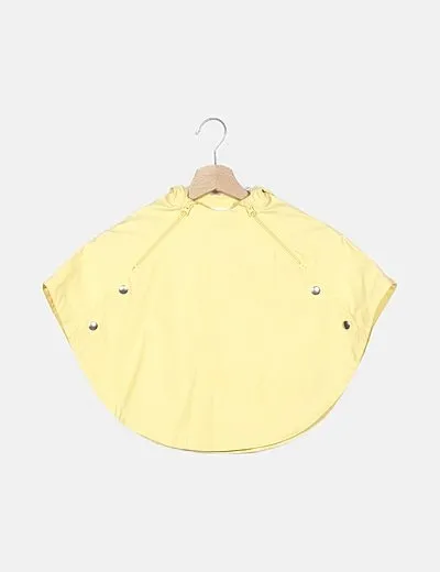 Young Dimension Impermeable amarillo capucha