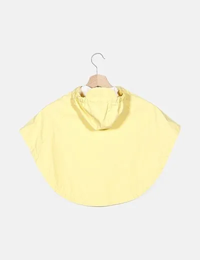 Young Dimension Impermeable amarillo capucha