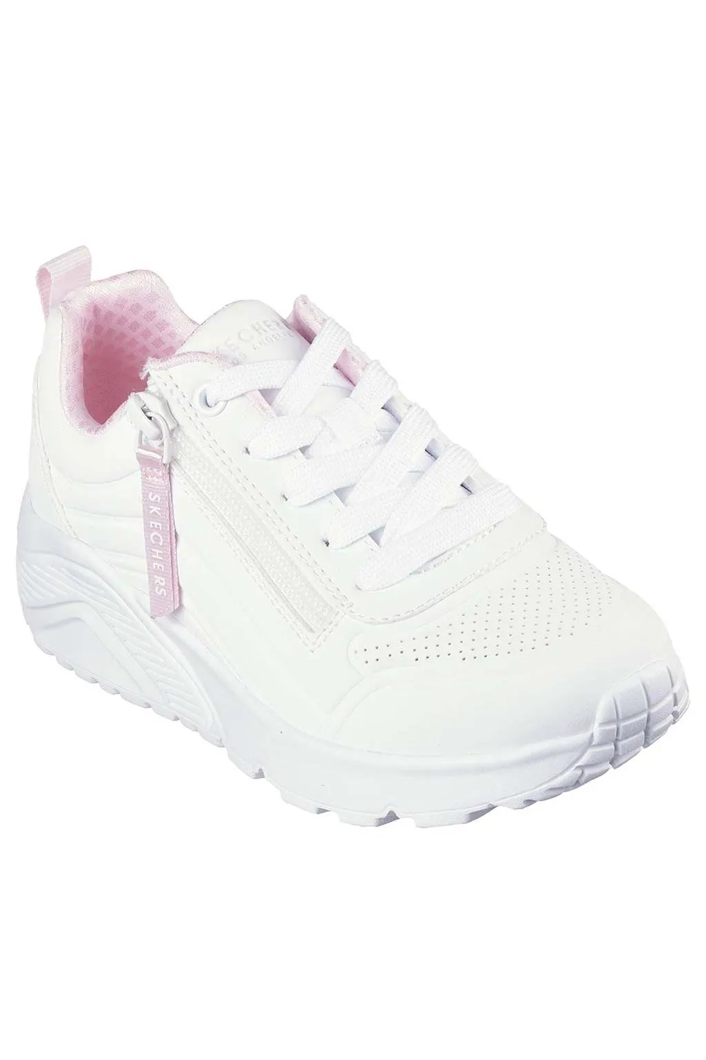Zapatilla Skechers uno lite easy zip 310387l white
