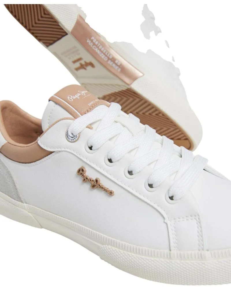 Zapatillas deporte PEPE JEANS  de Mujer DEPORTIVOS DE MUJER KENTON EN  BLANCO