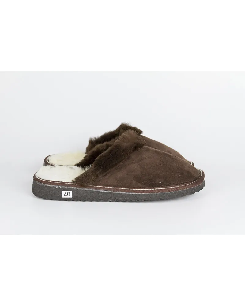 zapatillas destalonadas con pelo