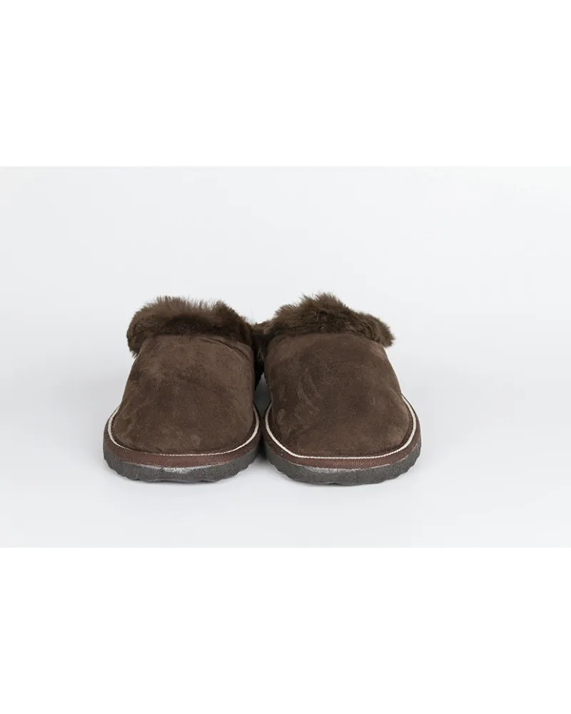 zapatillas destalonadas con pelo