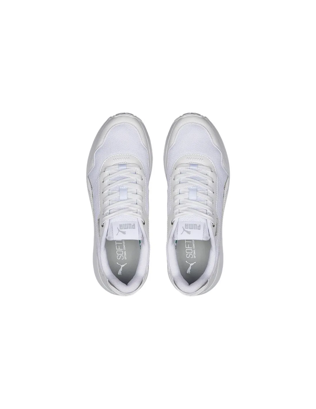 Zapatillas Puma R78 Voyage Distressed Blanco Mujer