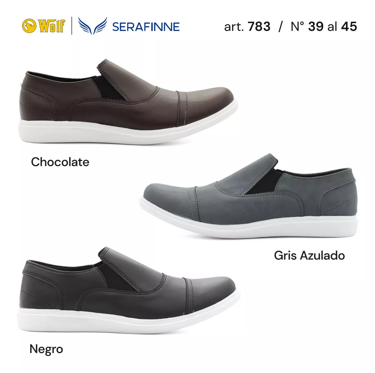 Zapato Vestir Urbano Náutico Hombre Liviano Comodo Wolf 783