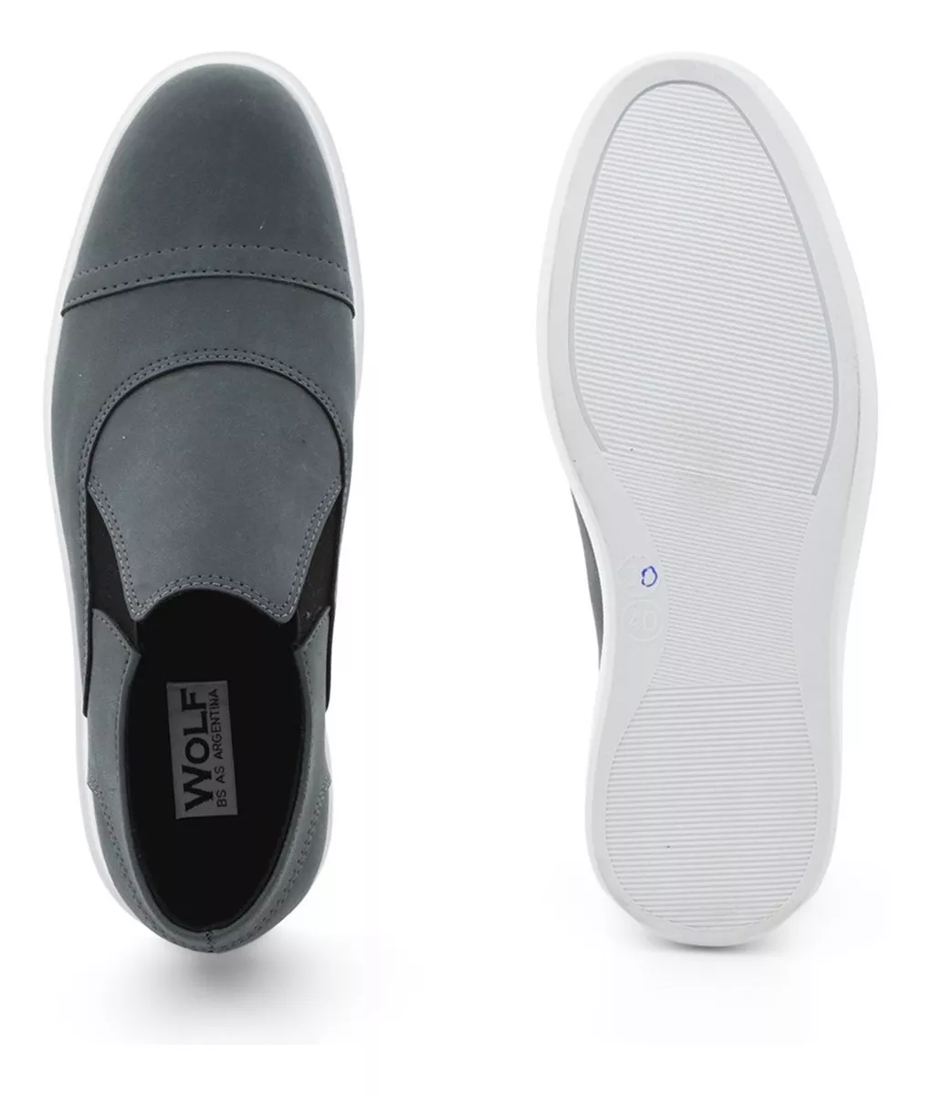 Zapato Vestir Urbano Náutico Hombre Liviano Comodo Wolf 783