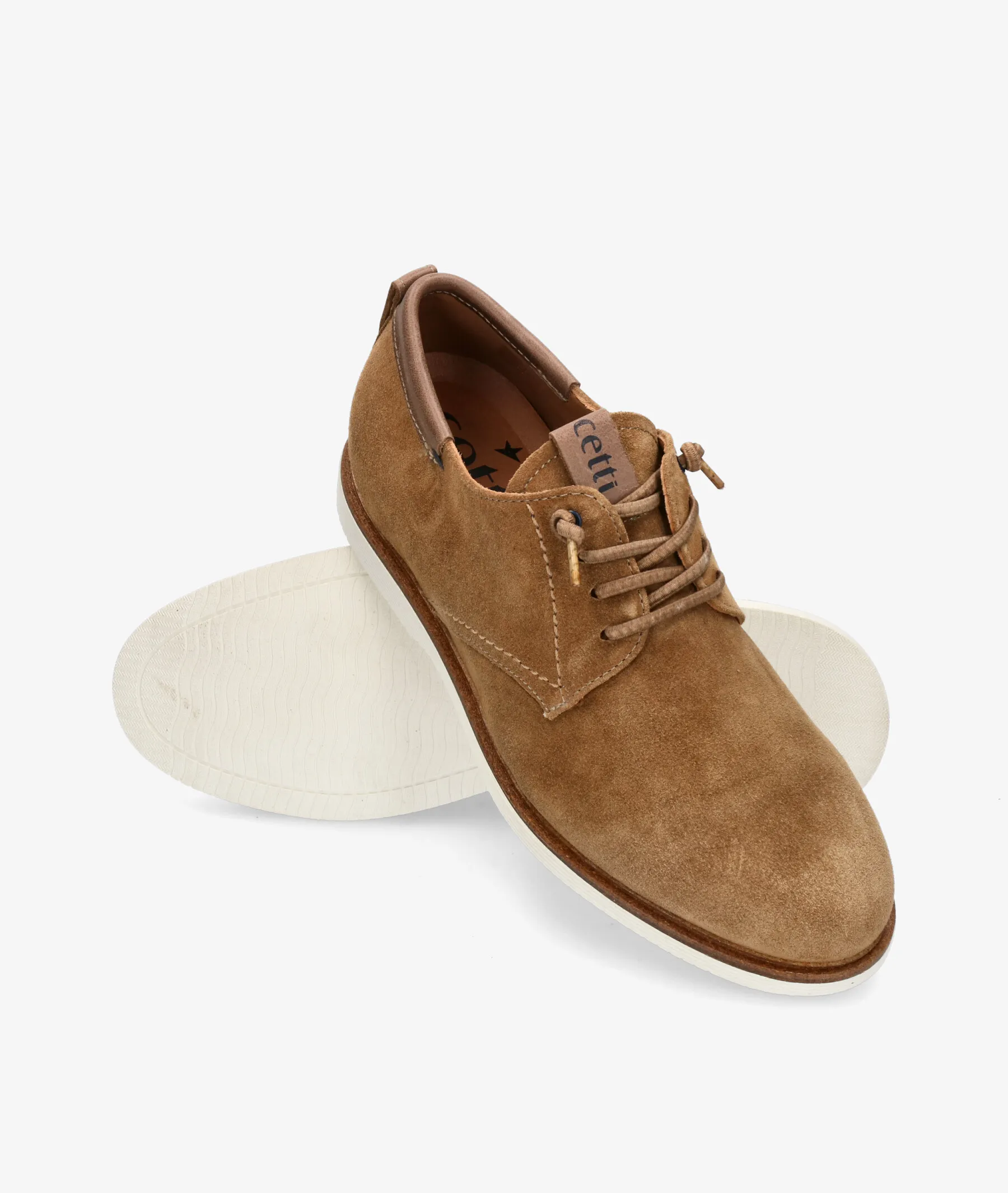 ZAPATOS CASUAL CETTI C1351 EN SERRAJE CUERO