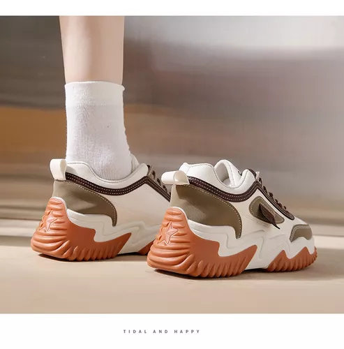 Zapatos Casuales Cómodos De Moda Con Plataforma Para Mujer