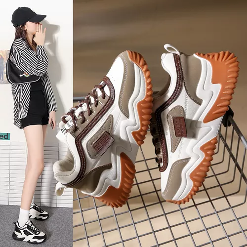 Zapatos Casuales Cómodos De Moda Con Plataforma Para Mujer