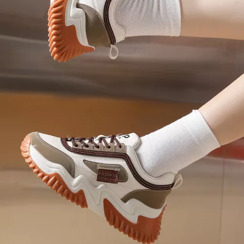 Zapatos Casuales Cómodos De Moda Con Plataforma Para Mujer