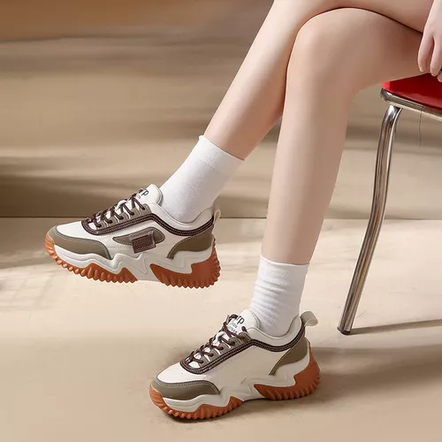 Zapatos Casuales Cómodos De Moda Con Plataforma Para Mujer