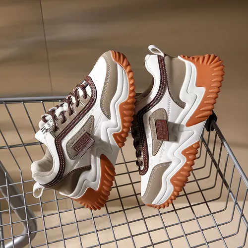 Zapatos Casuales Cómodos De Moda Con Plataforma Para Mujer
