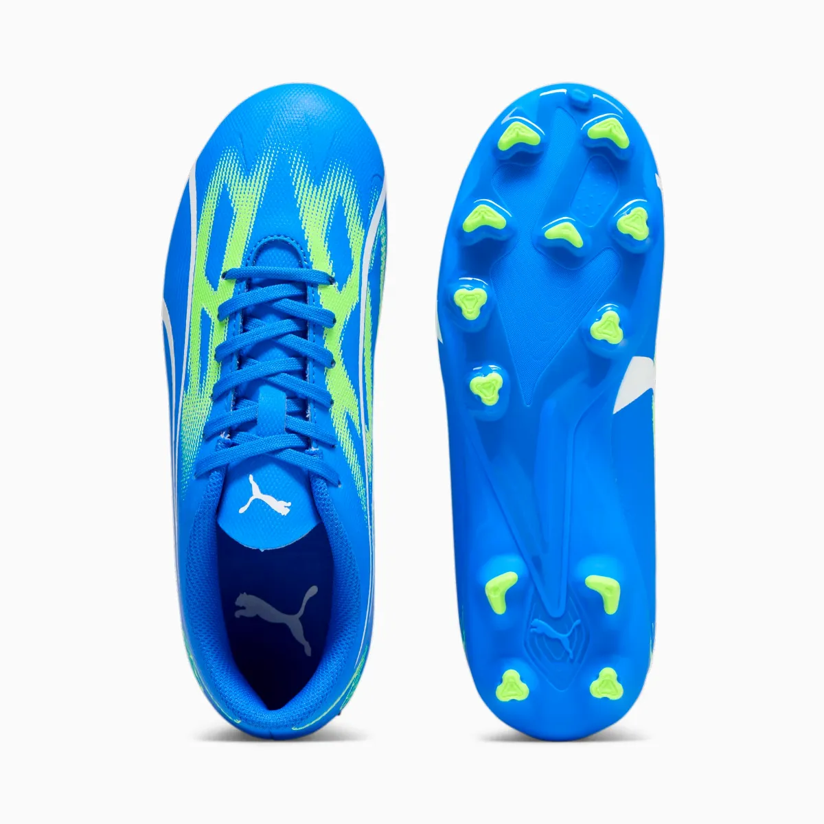 Zapatos Fútbol Niño Puma Ultra Play FG/AG Jr Azul