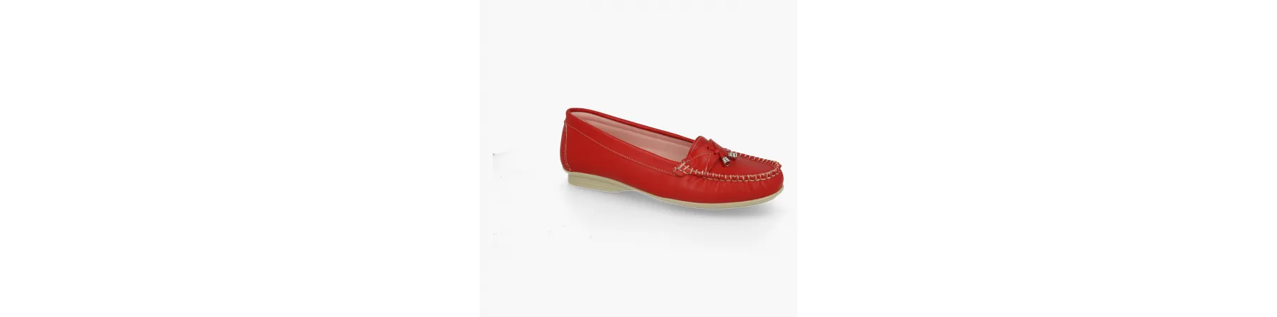 ZAPATOS KIOWA MUJER PIEL MOD. ARAS ROJO
