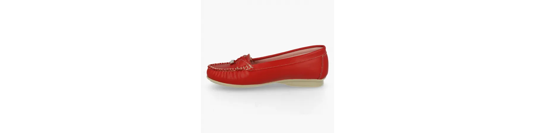 ZAPATOS KIOWA MUJER PIEL MOD. ARAS ROJO