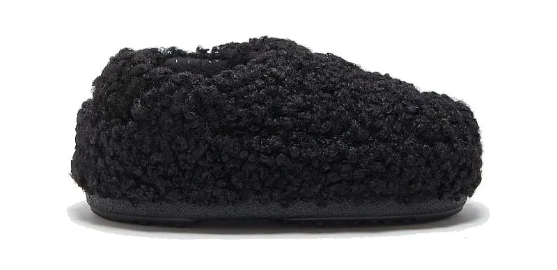ZAPATOS TECNICA MOON BOOT SANDAL BAND FAUX CURLY  BLACK  WOMEN´S