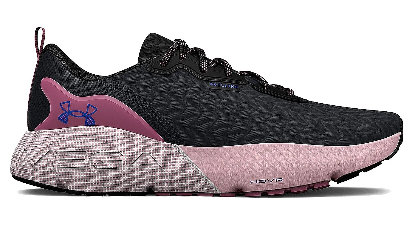 ZAPATOS UNDER ARMOUR HOVR MEGA 3 CLONE  BLACK/PRIME PINK  WOMEN´S