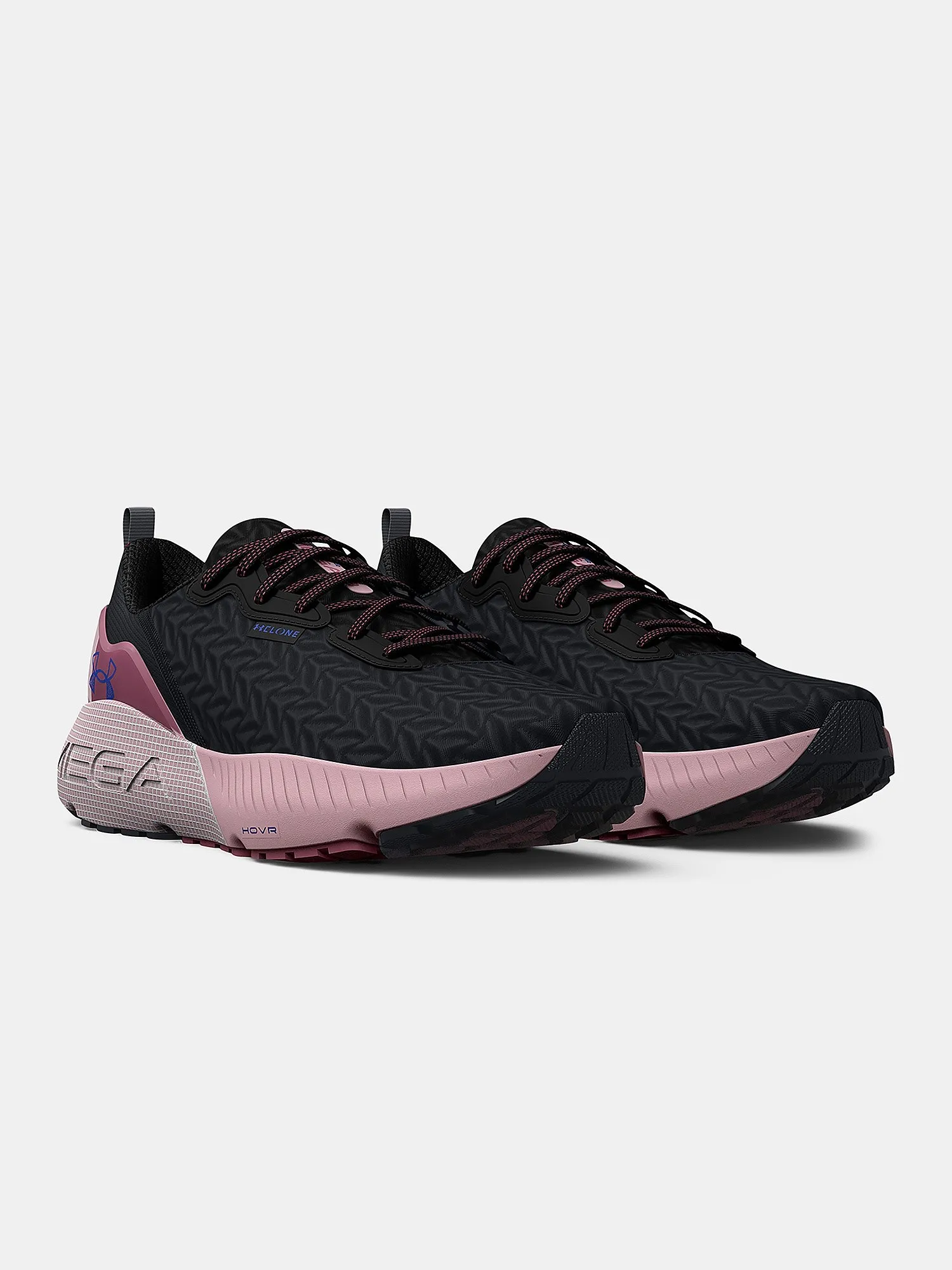 ZAPATOS UNDER ARMOUR HOVR MEGA 3 CLONE  BLACK/PRIME PINK  WOMEN´S