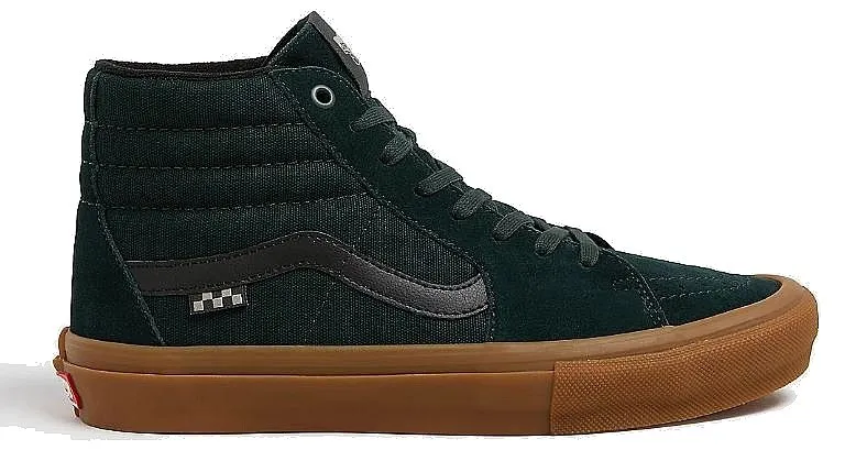 ZAPATOS VANS SKATE SK8HI  GREEN/GUM