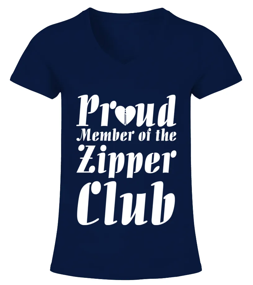 ZIPPER CLUB MEMBER Camiseta cuello pico Mujer