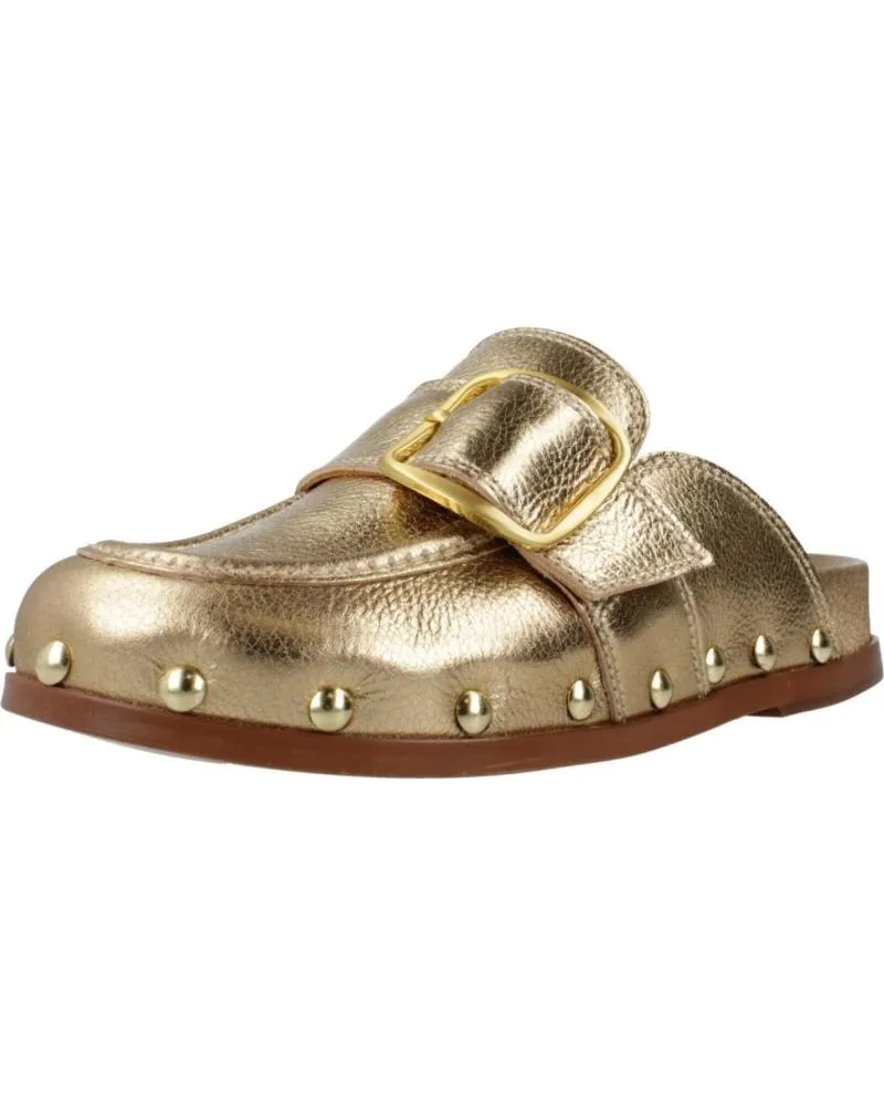 Zuecos ALPE  de Mujer ZUECOS MUJER MODELO 5058 COLOR ORO  GOLD